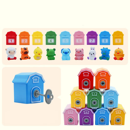 Tren de aprendizaje Montessori granja para niños